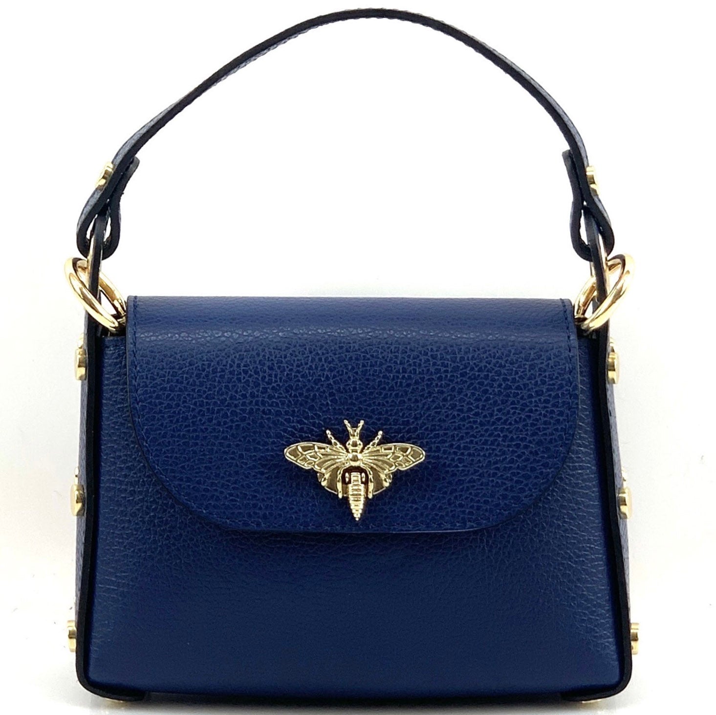 Virginia leather Handbag - Made In Italy