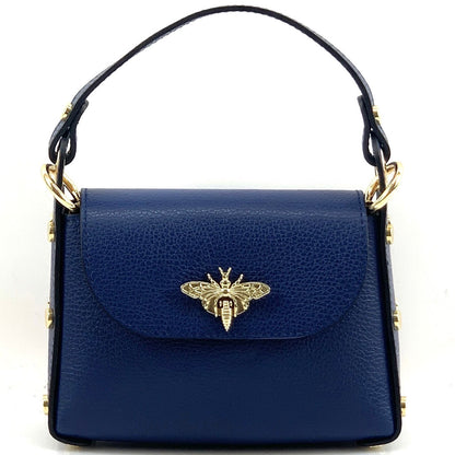 Virginia leather Handbag - Made In Italy