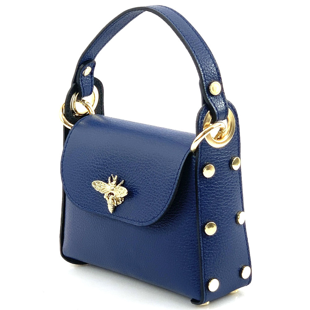 Virginia leather Handbag - Made In Italy