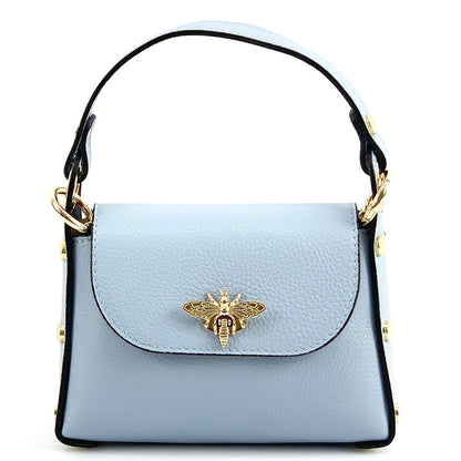 Virginia leather Handbag - Made In Italy