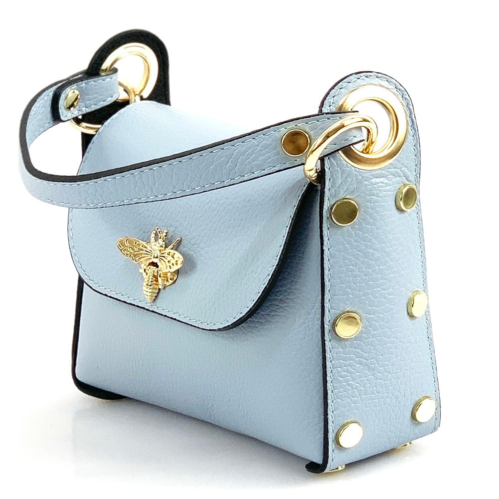 Virginia leather Handbag - Made In Italy
