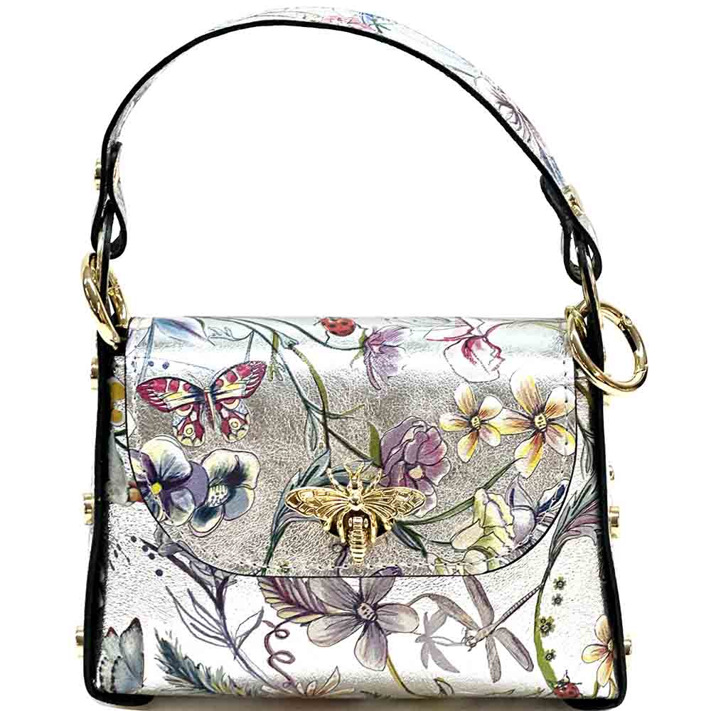 Virginia leather Handbag - Made In Italy