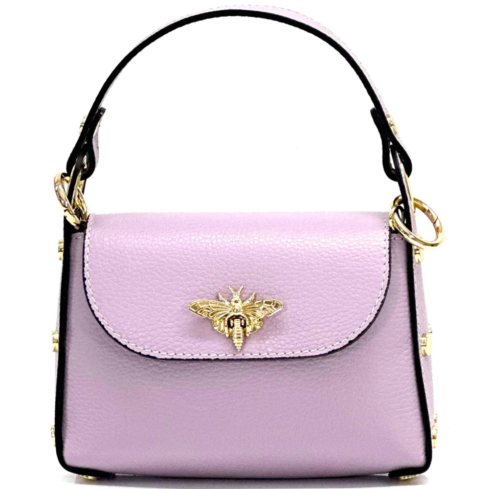 Virginia leather Handbag - Made In Italy