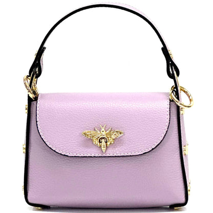 Virginia leather Handbag - Made In Italy