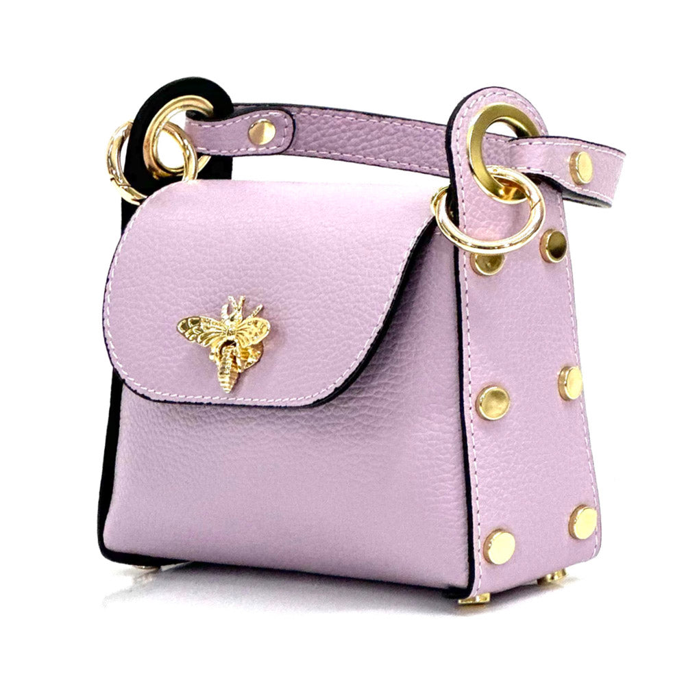 Virginia leather Handbag - Made In Italy