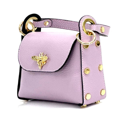 Virginia leather Handbag - Made In Italy