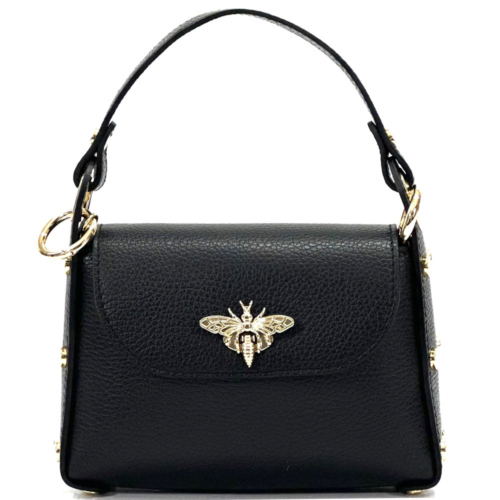 Virginia leather Handbag - Made In Italy