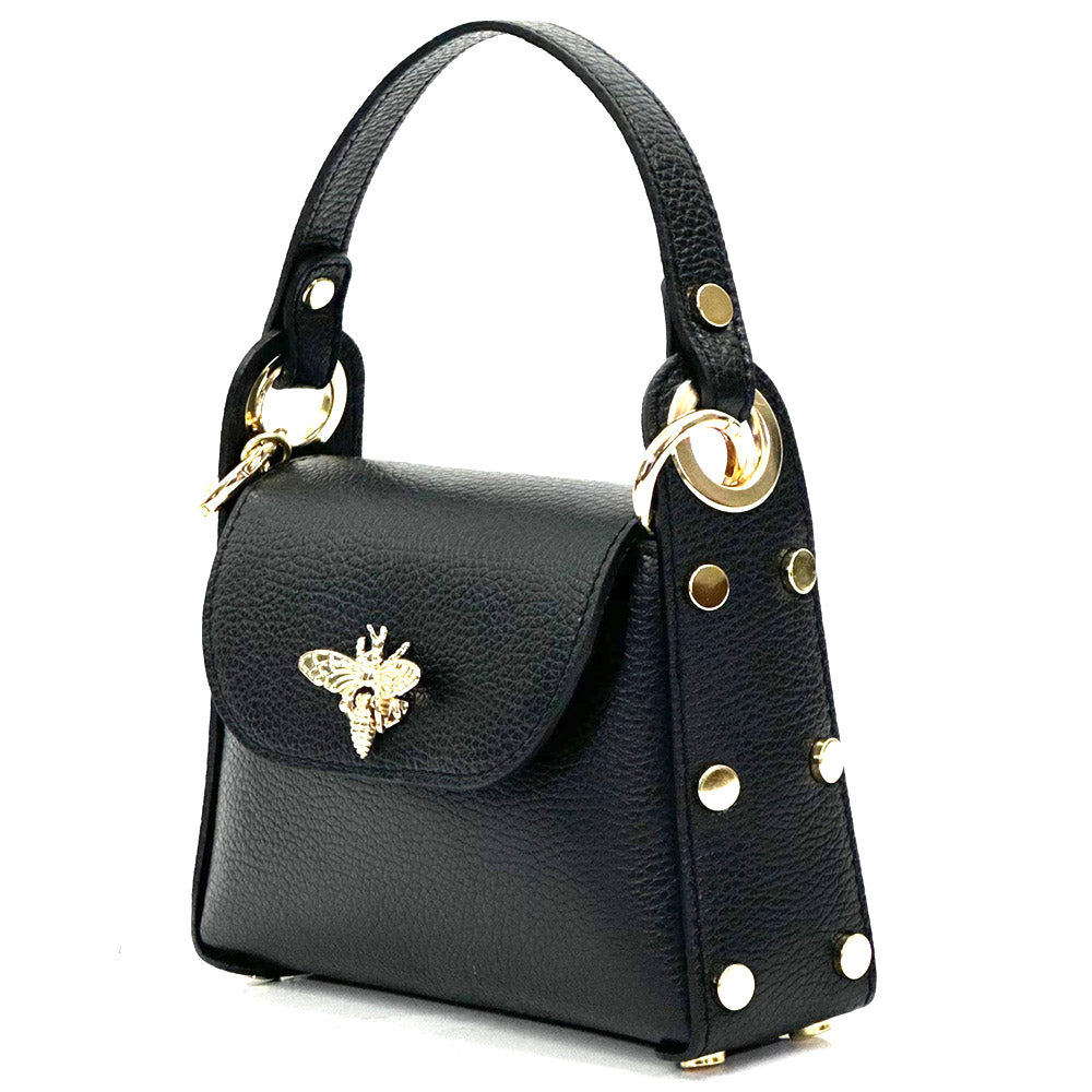 Virginia leather Handbag - Made In Italy