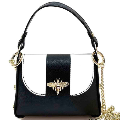 Virginia leather Handbag - Made In Italy