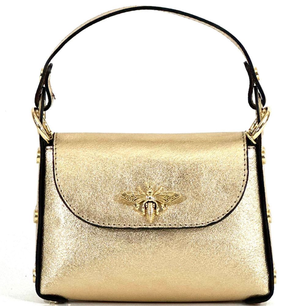Virginia leather Handbag - Made In Italy