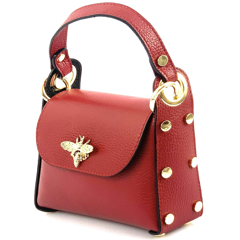 Virginia leather Handbag - Made In Italy
