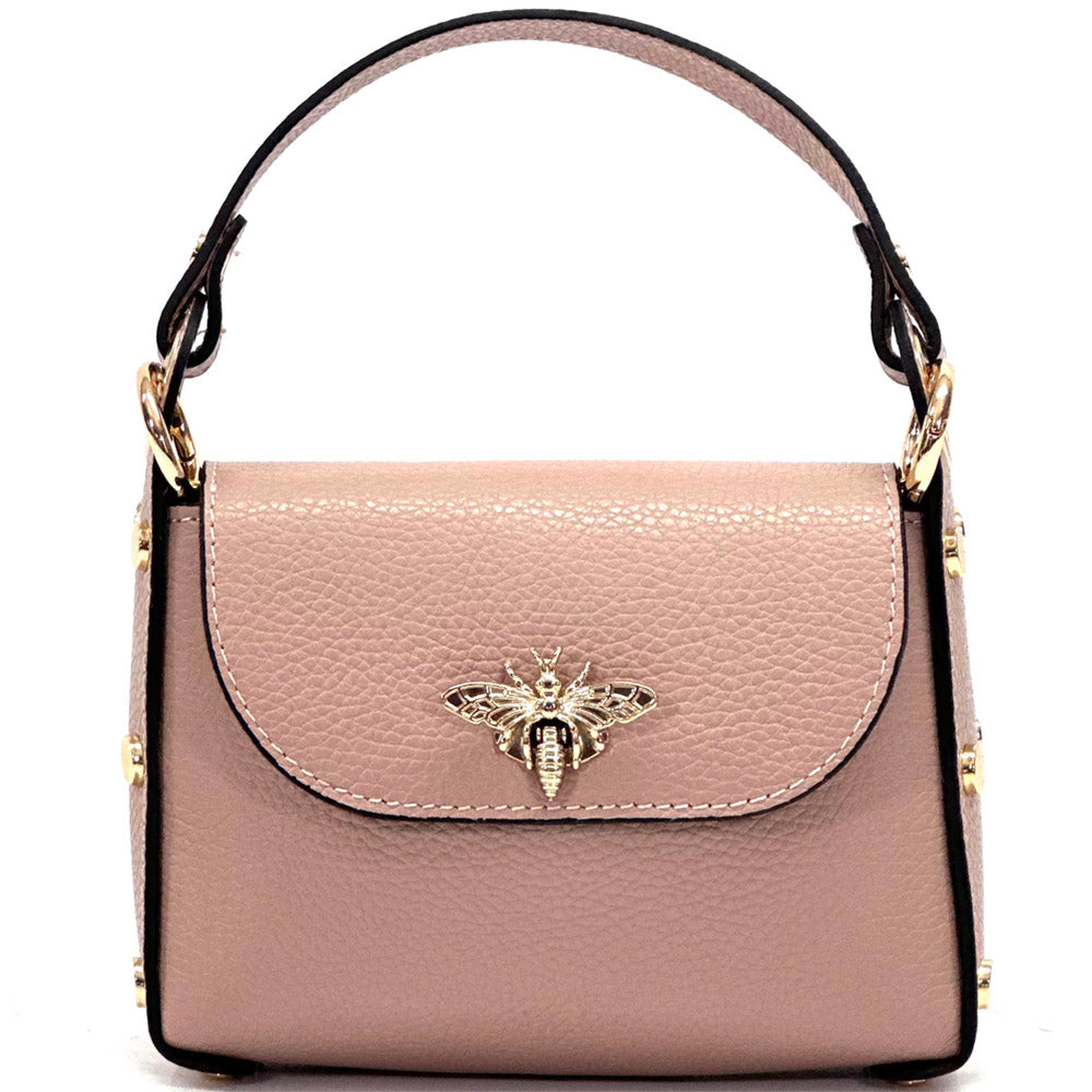 Virginia leather Handbag - Made In Italy