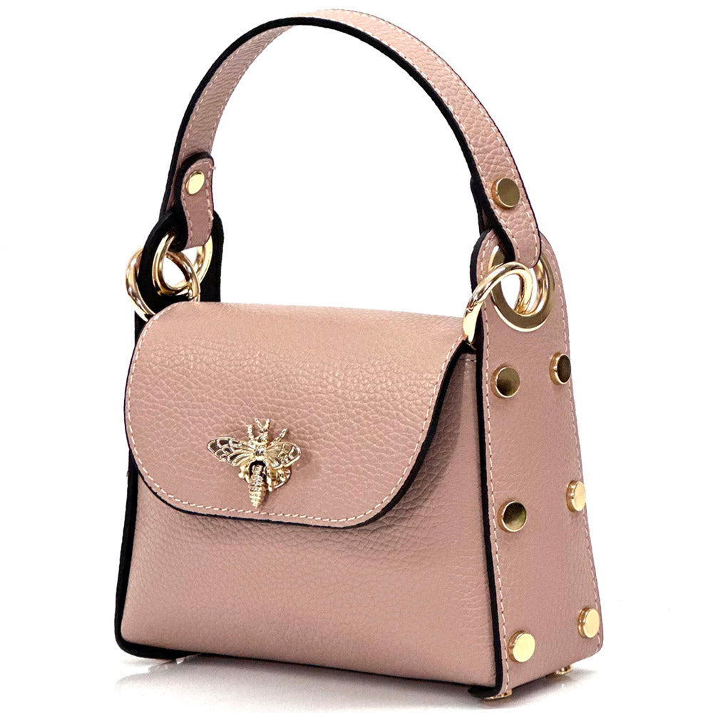 Virginia leather Handbag - Made In Italy