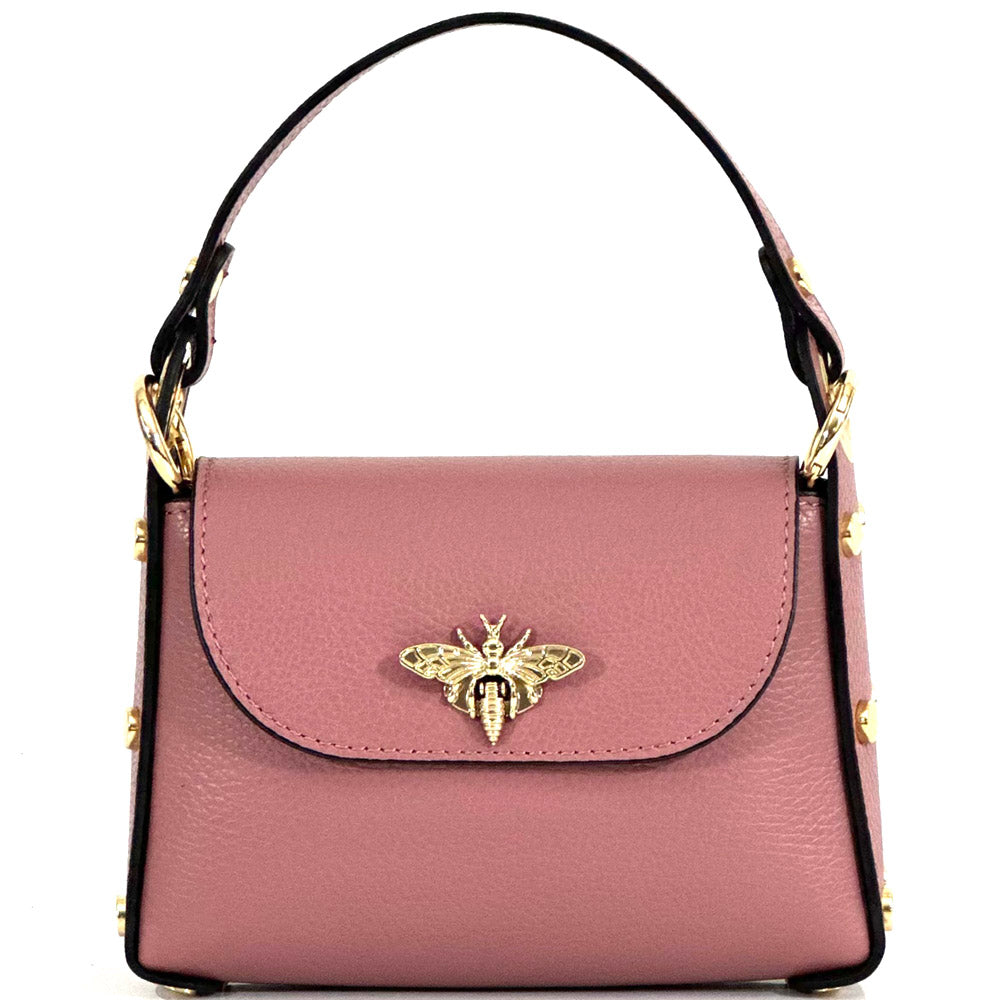 Virginia leather Handbag - Made In Italy