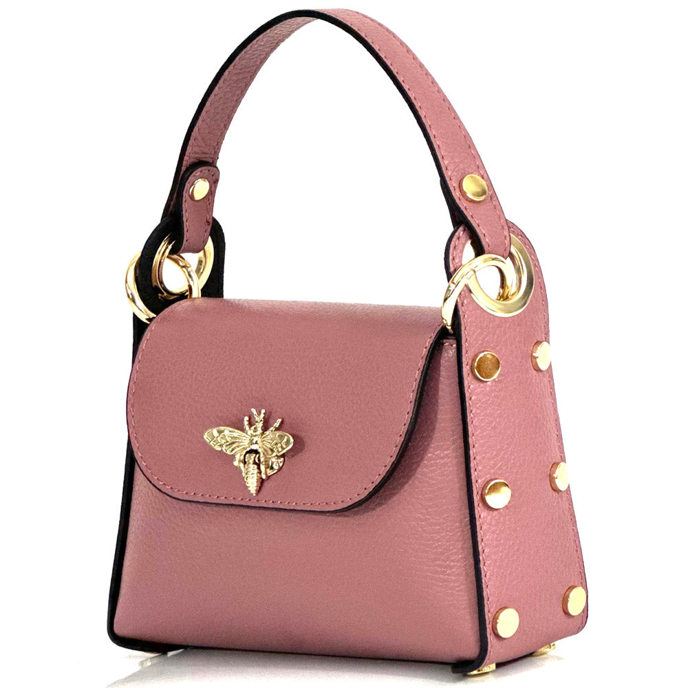 Virginia leather Handbag - Made In Italy