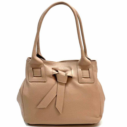 Daria Leather Shoulder Bag - Made In Italy