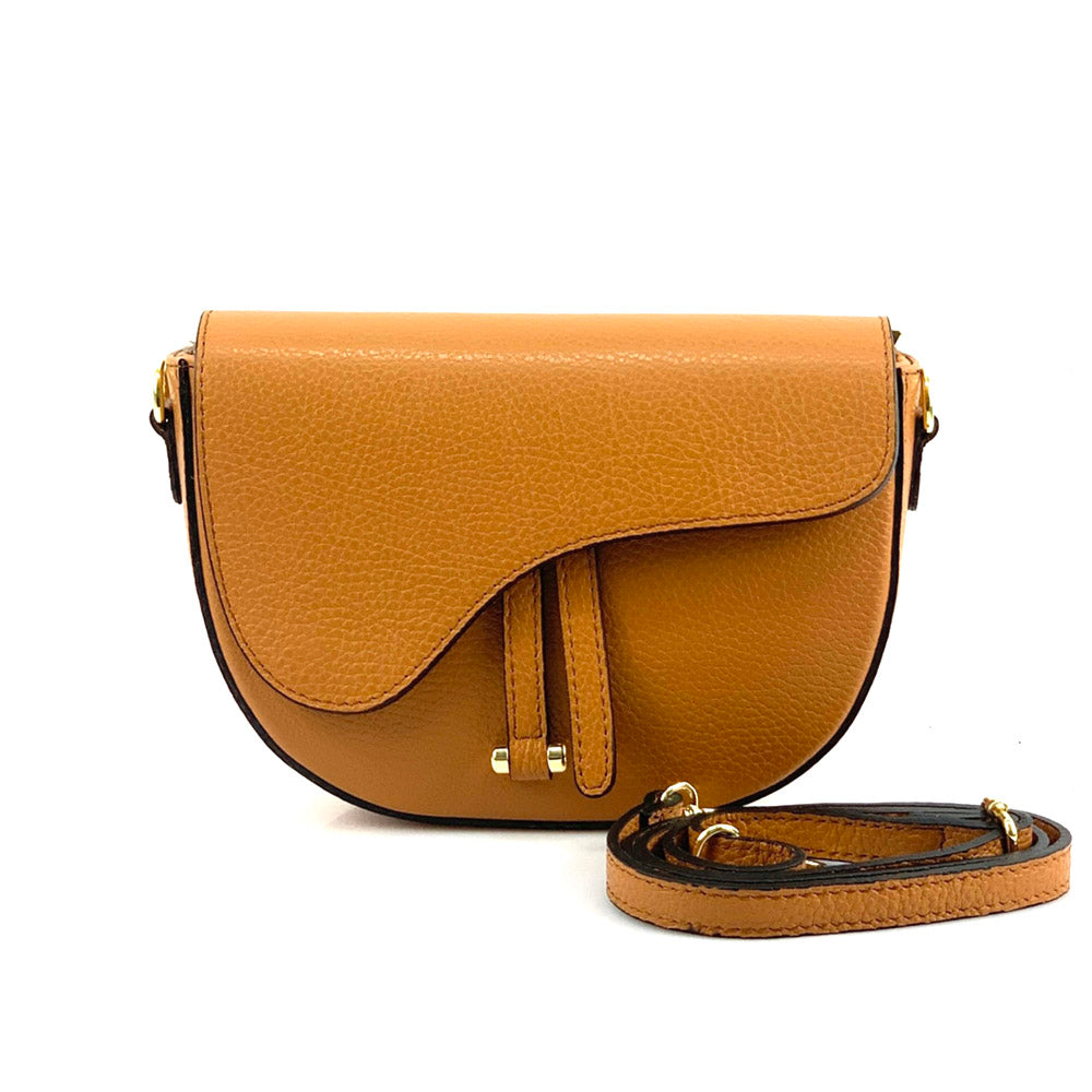 Miriam leather Cross-body bag - Made In Italy