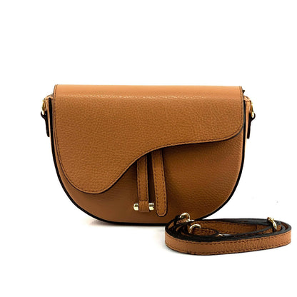 Miriam leather Cross-body bag - Made In Italy