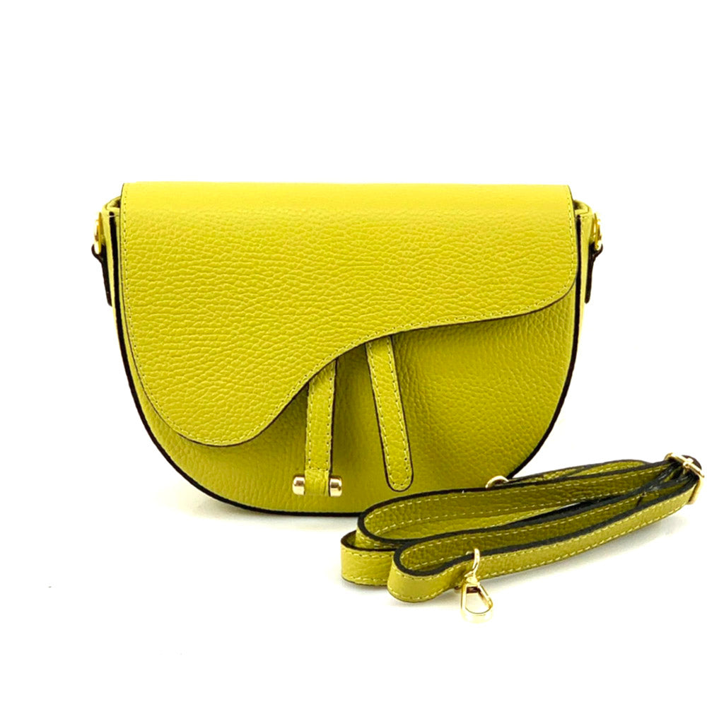 Miriam leather Cross-body bag - Made In Italy