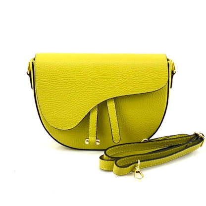 Miriam leather Cross-body bag - Made In Italy