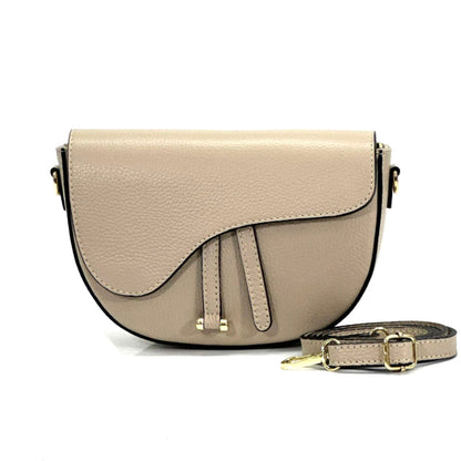 Miriam leather Cross-body bag - Made In Italy