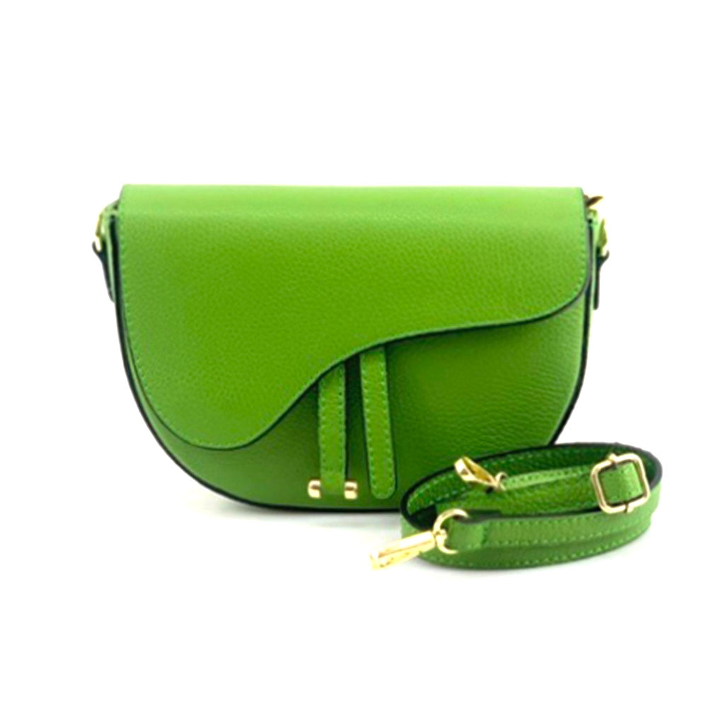 Miriam leather Cross-body bag - Made In Italy