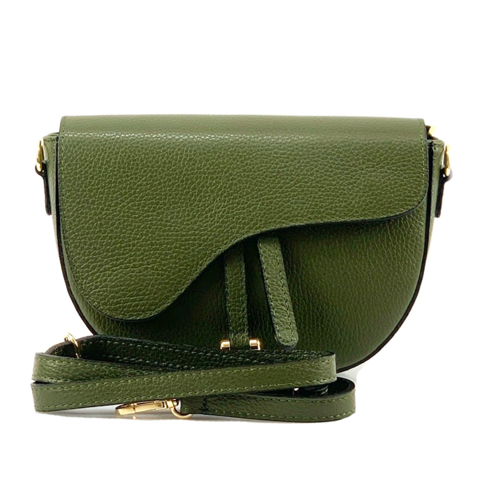 Miriam leather Cross-body bag - Made In Italy