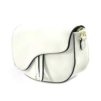 Miriam leather Cross-body bag - Made In Italy