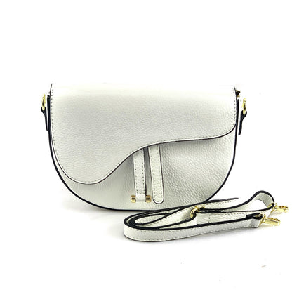 Miriam leather Cross-body bag - Made In Italy