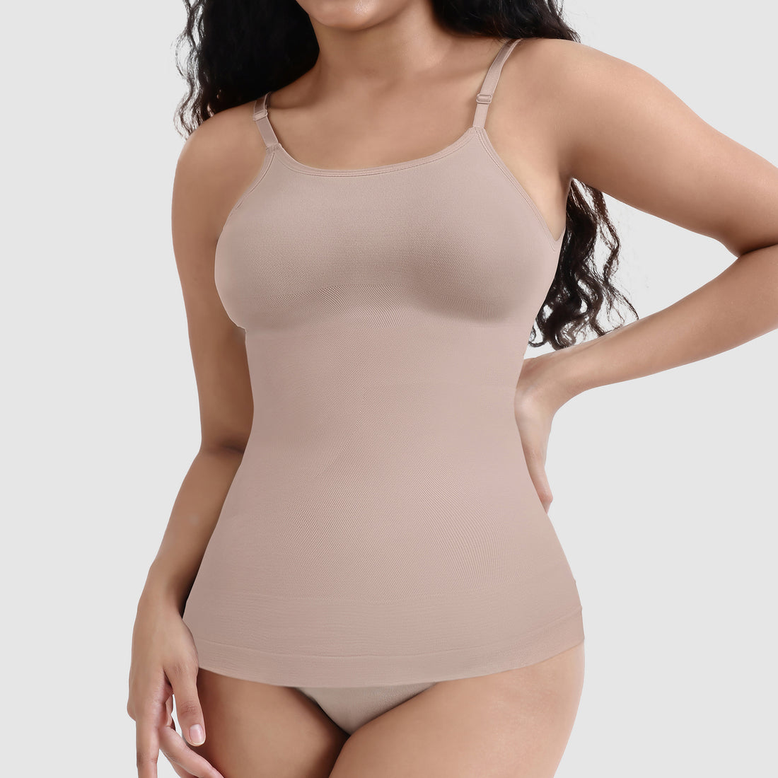 Large Size Bust Compression Shapewear Tummy Control Strapless Body Shaper Camisole Base Layer