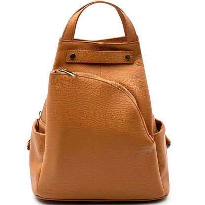 Rovena Cow Leather City Backpack - Made In Italy