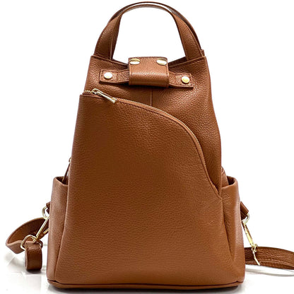 Rovena Cow Leather City Backpack - Made In Italy