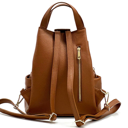 Rovena Cow Leather City Backpack - Made In Italy