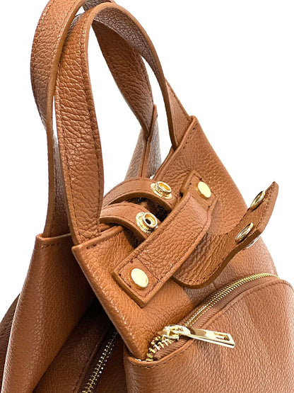Rovena Cow Leather City Backpack - Made In Italy