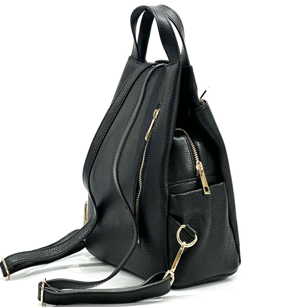 Rovena Cow Leather City Backpack - Made In Italy