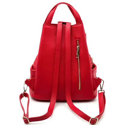Rovena Cow Leather City Backpack - Made In Italy