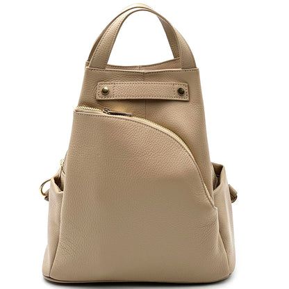 Rovena Cow Leather City Backpack - Made In Italy