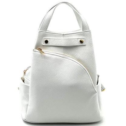 Rovena Cow Leather City Backpack - Made In Italy