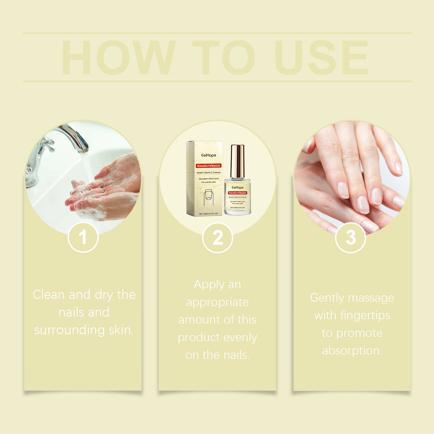 Eelhope Nail Care And Repair Solution Hand Softening Nail Exfoliating Nail Polish Essence