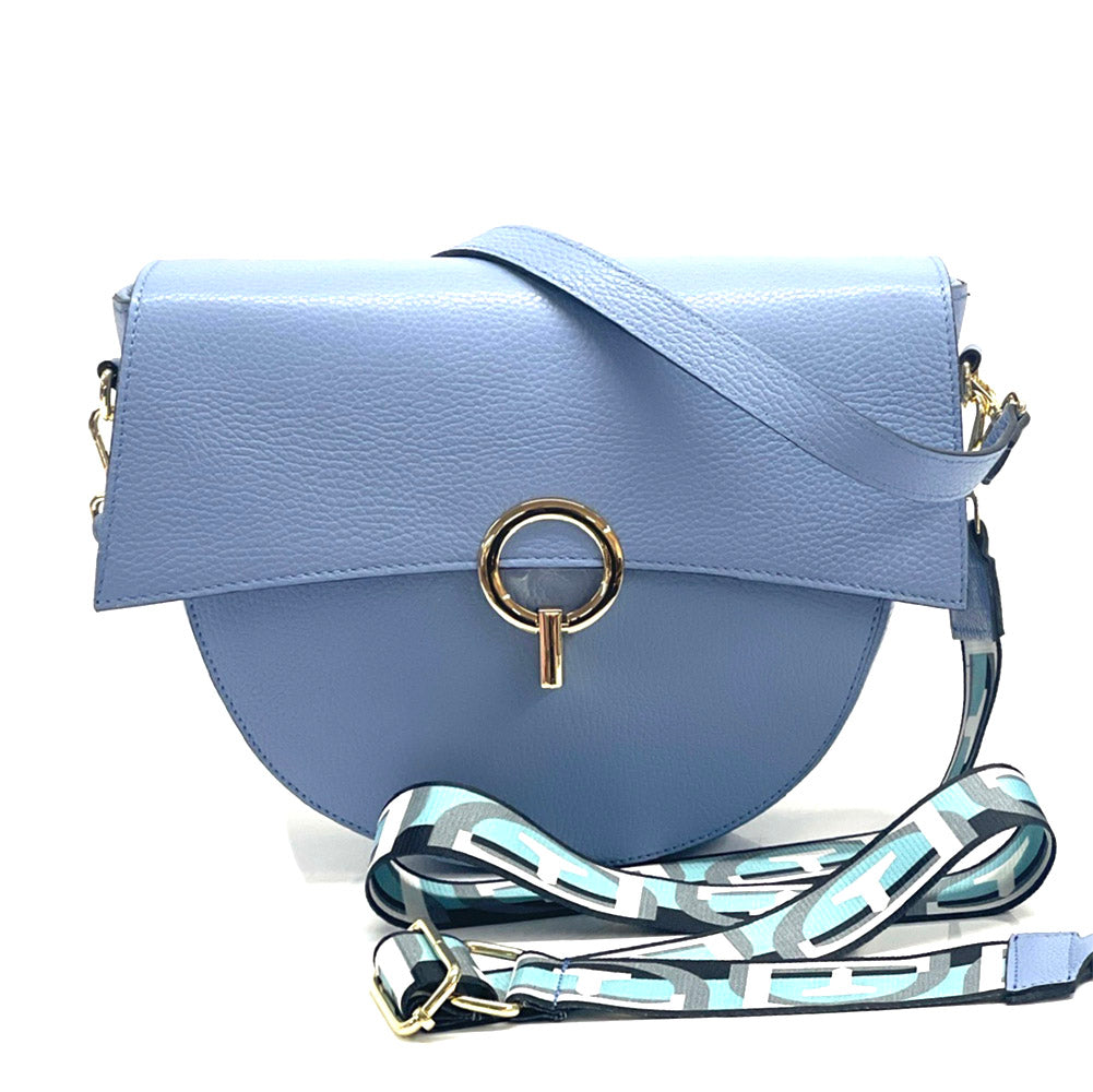 Charlotte leather Cross-body bag - Made In Italy