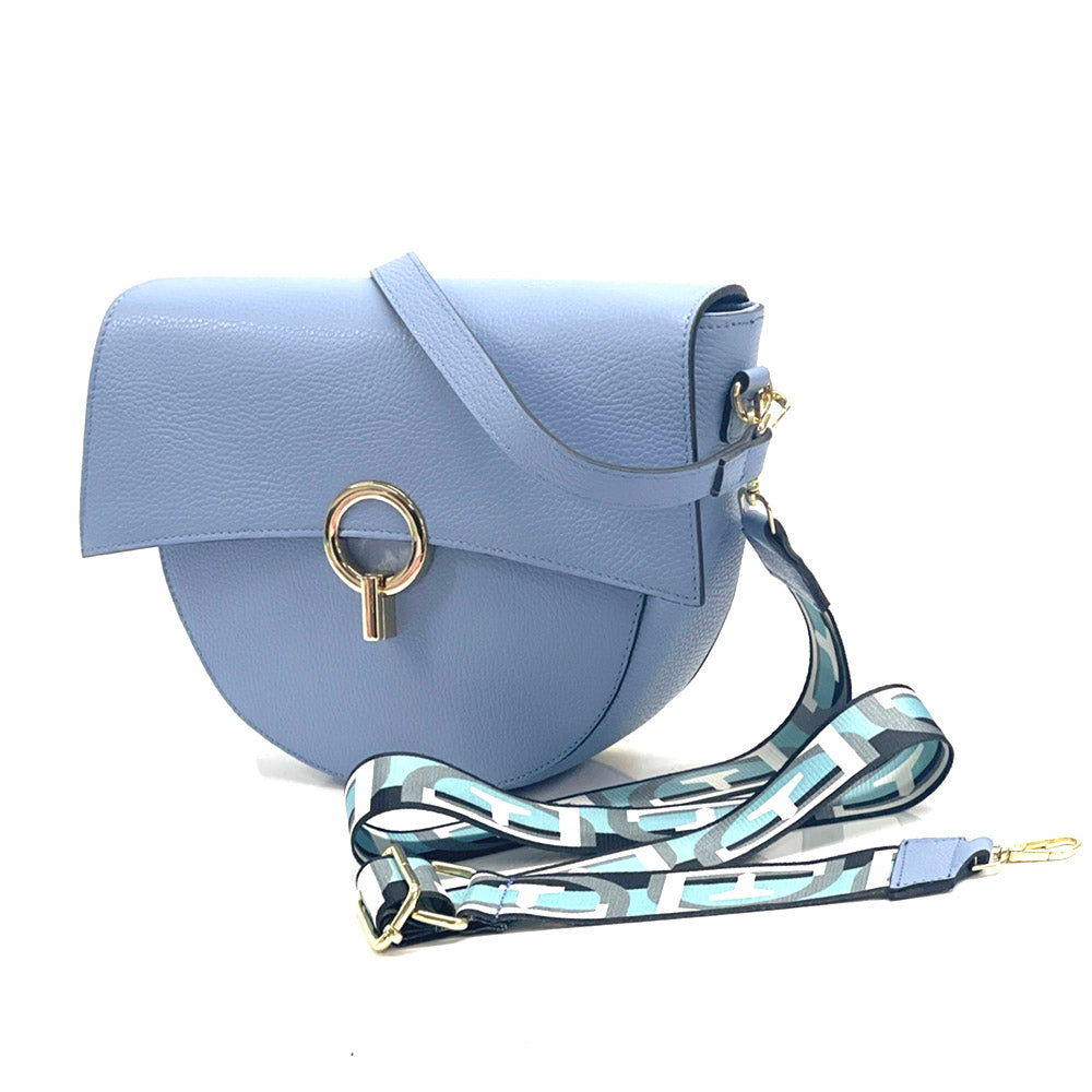 Charlotte leather Cross-body bag - Made In Italy