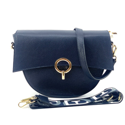 Charlotte leather Cross-body bag - Made In Italy