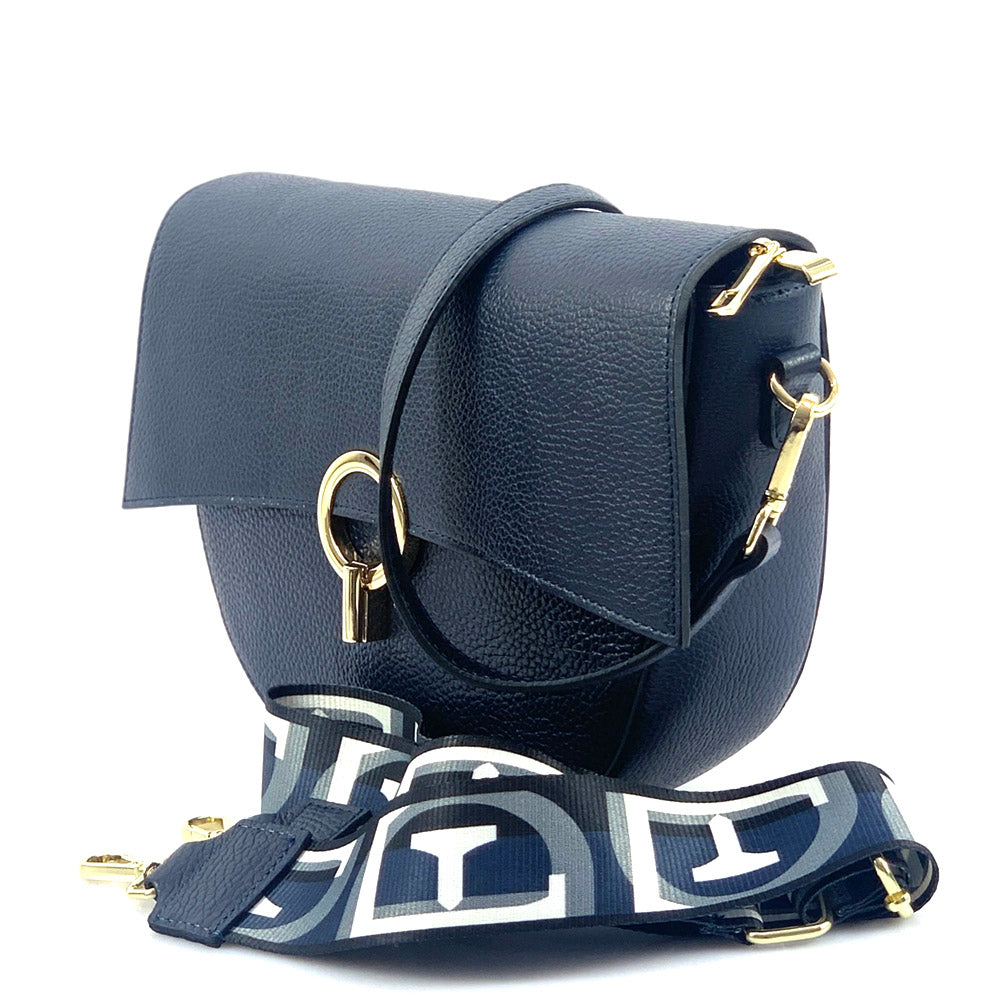 Charlotte leather Cross-body bag - Made In Italy