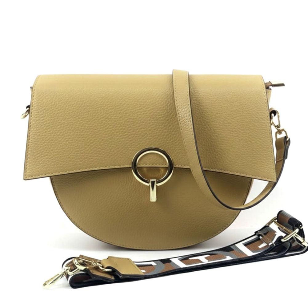 Charlotte leather Cross-body bag - Made In Italy