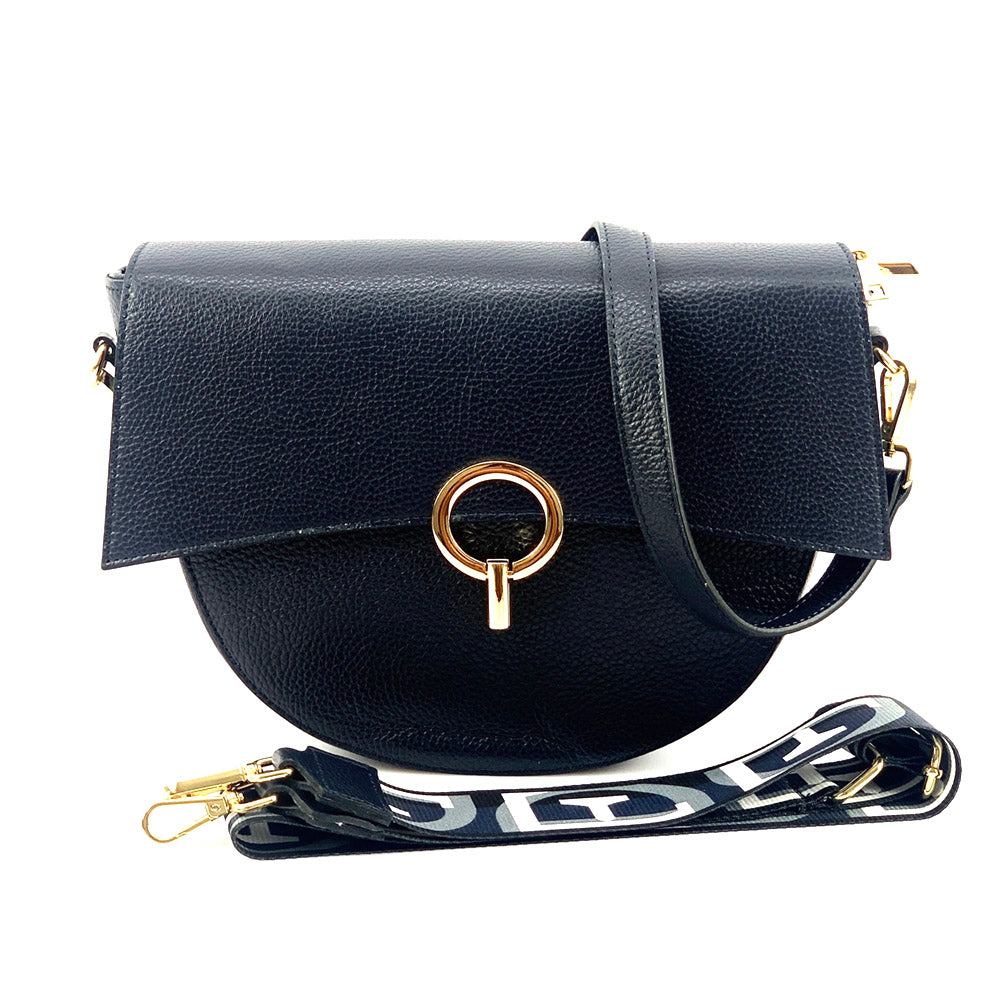 Charlotte leather Cross-body bag - Made In Italy