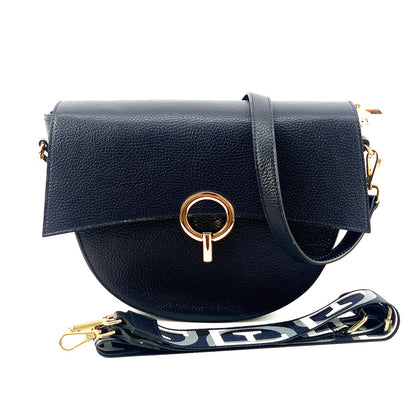 Charlotte leather Cross-body bag - Made In Italy