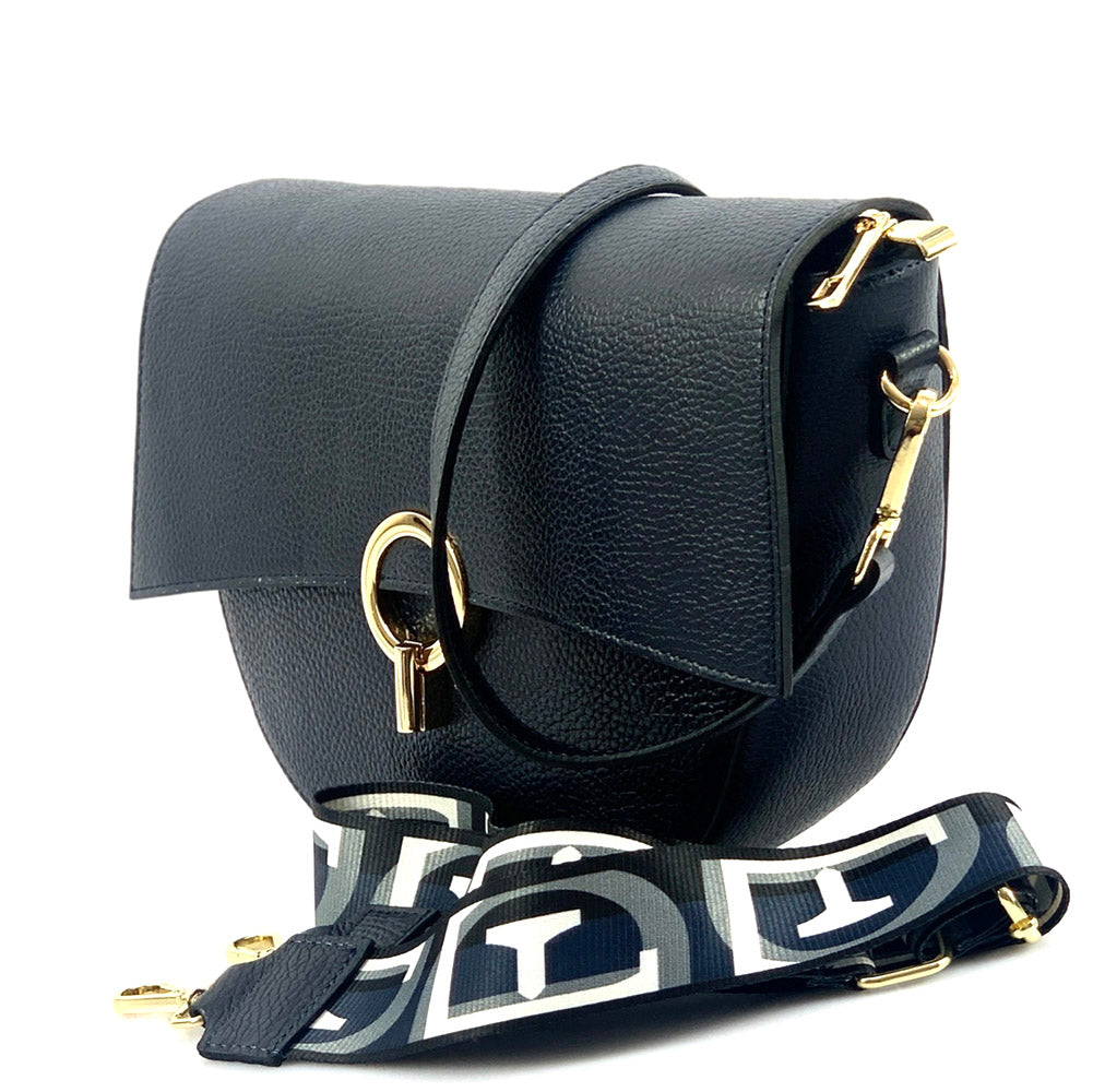 Charlotte leather Cross-body bag - Made In Italy
