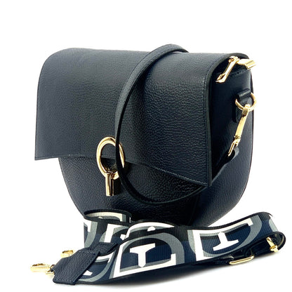 Charlotte leather Cross-body bag - Made In Italy