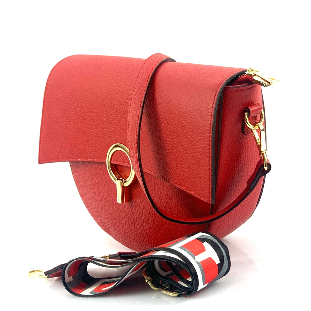 Charlotte leather Cross-body bag - Made In Italy