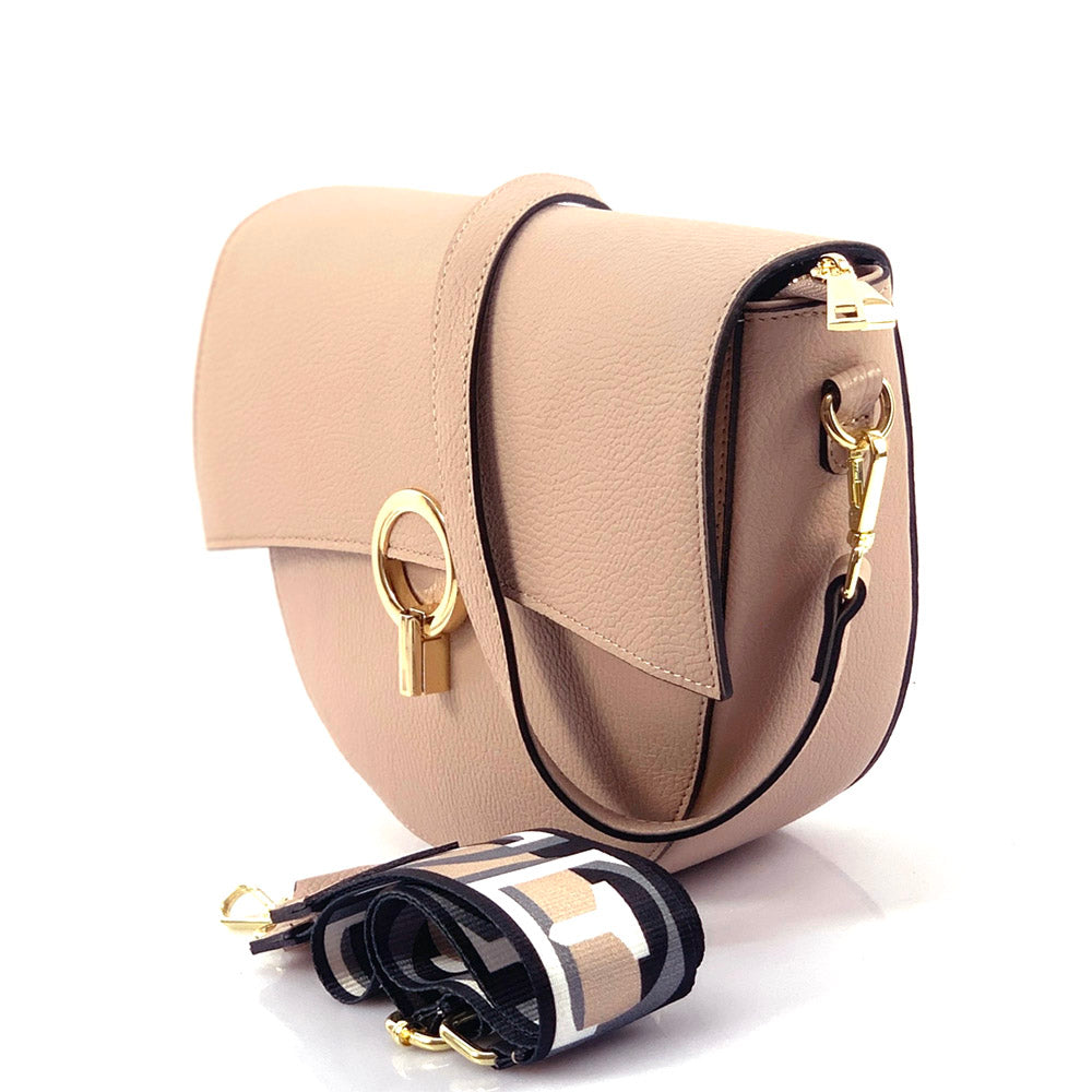 Charlotte leather Cross-body bag - Made In Italy
